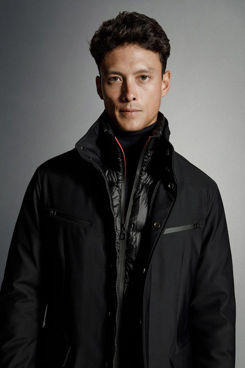 Giacca Uomo idrorepellente e traspirante Nero MONTECORE- Francavilla Moda